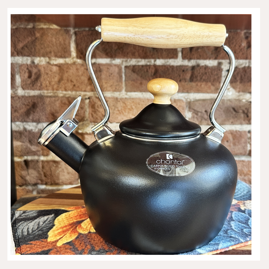 Sven Café Mocha Whistling Teakettle by Chantal — The Grateful Gourmet